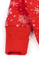Сліп для немовлят Snowflake на кнопках із закритими ніжками - мініатюра 3