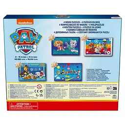 Пазл Paw Patrol дерев'яний 4 в 1 (SM98490/6066803) - мініатюра 4