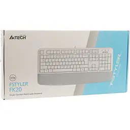 Клавіатура A4Tech FK20 USB UA White (4711421003216) - мініатюра 4