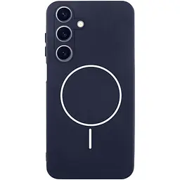Чохол Silicone Cover Lakshmi Full Camera (AA) with Magnetic Fit для Samsung Galaxy A17 4G/5G Темно-синій / Midnight blue