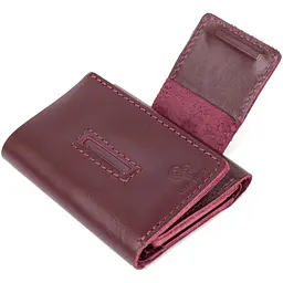 Жіноче шкіряне портмоне GRANDE PELLE 8х10х1,5 см acs0018764 - мініатюра 5