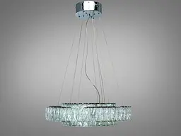 Підвісна люстра LED Diasha 575/500+320HR хром 82 Вт 4510 Лм - мініатюра 4