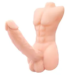 Фалоімітатор Baile Temptation Bigger Man Monster Dick, 21 см (тілесний)