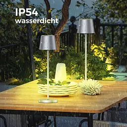 Світлодіодна настільна лампа Brightower на батарейках сенсорна із зарядною станцією - мініатюра 6
