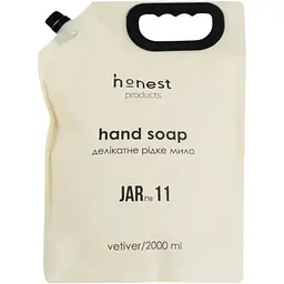 Делікатне рідке мило JAR №11 vetiver від honest products, 2л