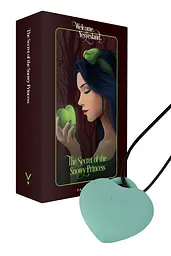 Мінівібратор "Сердечко" FairyGasm PleasureStone green, 9 режимів, на шнурку