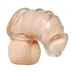 Насадка для обмеження ерекції MS Chastity Cage, 10 см, прозорий