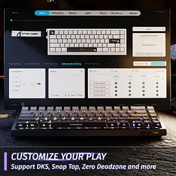 Клавіатура Attack Shark X68 HE RGB Magnetic Linear Switches Black Gradient (AS-6972792471037-MN) [176656] - мініатюра 9