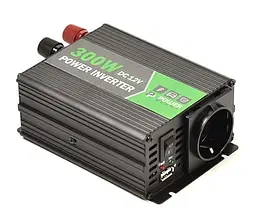 Інвертор PowerPlant HYM300-122, 12V 300 Вт (KD00MS0001) - мініатюра 4