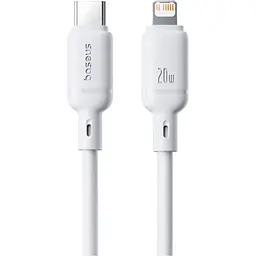 Кабель Baseus Silky Series USB-C to Lightning 20W 1m White (P10377700213-00) [155531]