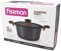 Каструля Diamond Grey Fissman Ø28хØ21х13,5 см kuh0007782 - мініатюра 6