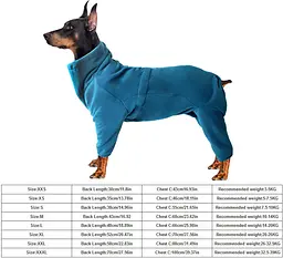 Флісовий комбінезон для собак Derby Blue - мініатюра 6