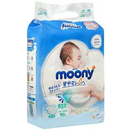 Підгузки Moony 1 (0-5 кг), 90 шт. - мініатюра 2