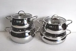 Набір посуду O.M.S. Collection 1006-S Silver 8 предметів - мініатюра 3