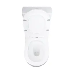 Унітаз підлоговий Qtap Grand Ultra Quiet безобідковий з сидінням Soft-close White QT26228301W, Білий - мініатюра 6