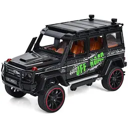 Колекційна металева модель автомобіля АвтоЕксперт Gelandewagen Off road V12 Turbo-4wd з інерцією, світлом та звуком 1:22 - мініатюра 4