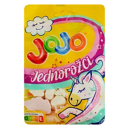 Цукерки желейні JOJO Unicorns з фруктовими смаками 80 г
