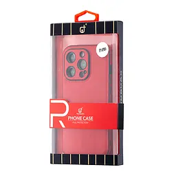 Чохол Jinduka Leather Protected Camera iPhone 14 Pro Red - мініатюра 2