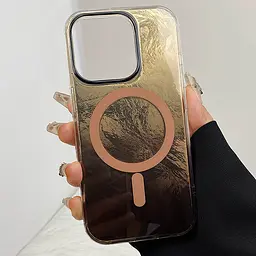 Чохол TPU Shiny Mountain (MagFit) для Apple iPhone 14 / 13 (6.1) Chocolate - мініатюра 2