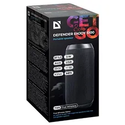 Акустична система Defender Enjoy S100 Bluetooth Black (65101) - мініатюра 5
