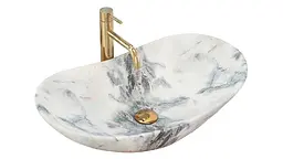 Умивальник Rea Royal 36x62,5 granit matt (REA-U8742), Матова