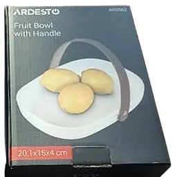 Фруктівниця Ardesto 20.1х15х4 см біла (AR0962)