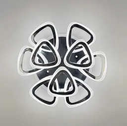 Світлодіона LED люстра на 6+3 ріжки трикутної форми | Арт. A 2502/6+3 RGB CH | Line F - мініатюра 6