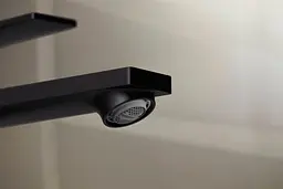 Змішувач для умивальника Hansgrohe Rebris E CoolStart EcoSmart+ з донним клапаном matt black 72591670 - мініатюра 2