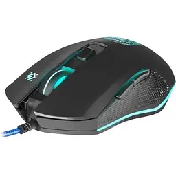 Миша Defender Sleipnir GM-927 чорний USB оптична 800-6400 dpi 60 IPS 5 кнопок підсвічування 1.5 м