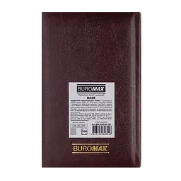 Щоденник недатований Buromax Base (Miradur) L2U A6 бумвініл/поролон 336 сторінок червоний (BM.26040-05) - мініатюра 2