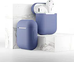 Чохол Apple для AirPods 2 New Silicone Case [Blue Horizon] [41357] - мініатюра 3