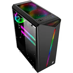 Корпус 1stPlayer R3-3R1 Color LED Black [101545] - мініатюра 2