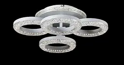 Люстра стельова LED Splendid Ray LT8003/4, 120W, білий, сучасний стиль з пультом, димер, 4 лампи, 43 см - мініатюра 3
