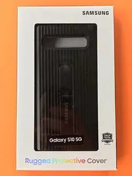 Чохол оригінальний із підставкою Official Protective Rugged Standing Cover G977 EF-RG977CBEGRU для Samsung Galaxy S10 5G (6.7") - мініатюра 7