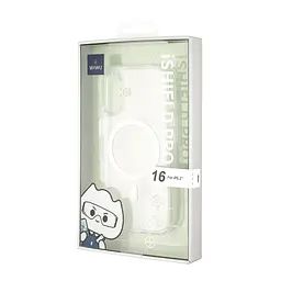 Чохол WIWU Magnetic Crystal with MagSafe iPhone 16 Transparent - мініатюра 2