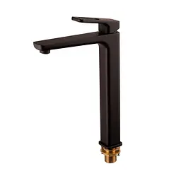 Змішувач для умивальника високий Koer KB-11031-05 KR5434 Чорний матовий - мініатюра 8