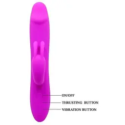 Вібратор Baile Natural Motion/Massager MC02, 20х3.3 см - мініатюра 5