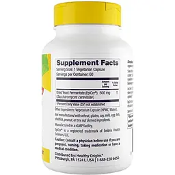 Природний захист імунітету Healthy Origins EpiCor 500 мг 60 гелевих капсул - мініатюра 2