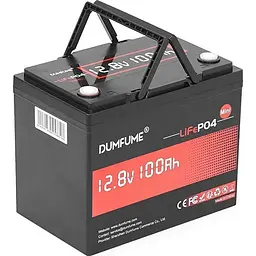 Акумулятор Dumfume LiFePO4 12V (12.8V/100Ah/1280Wh) (Dumfume-12,8V/100Ah-MINI) [164635] - мініатюра 2