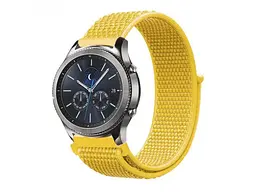 Ремінець BeCover Nylon Style для Xiaomi Amazfit Bip/Bip Lite/Bip S Lite/GTR 42mm/GTS/TicWatch S2/TicWatch E Yellow (705831)