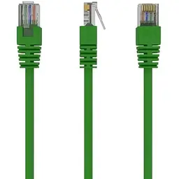 Патч-корд UTP Cablexpert літий, 50u "штекер із засувкою, 3 м, зелений (PP12-3M/G)