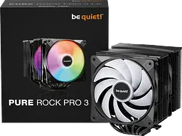 Повітряне охолодження be quiet! Pure Rock Pro 3 LX ARGB Black (BK043)