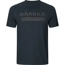 Футболка Harkila logo S/S t-shirt 3XL Dark navy