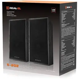 Акустична система Real-El S-202 Black - мініатюра 7