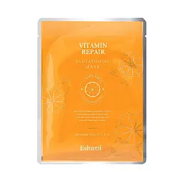 Маска тканинна Eshumi для обличчя Vitamin Repair Glutathione з вітаміном С та глутатіоном