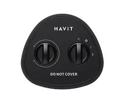 Тепловентилятор HAVIT HT1227 1500W (захист від перекидання й перегрівання) - мініатюра 2