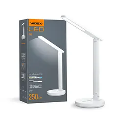 LED лампа настiльна з акумулятором VIDEX VL-TF16W 5W 1800-5000K VIDEX (27466-000)