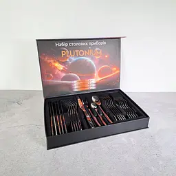 Набір столових приборів Gusto Plutonium 24 шт (GT-SFKS02-24) - мініатюра 7