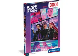 Пазл Clementoni Super: Головні героїні мультфільму K-Pop Мисливці на демонів (Super - K-Рop Demon Hunters Puzzle - 300 pcs.), 300 ел. (21760)