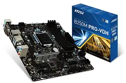 Материнська плата MSI B250M PRO-VDH LGA 1151 (B250M PRO-VDH) Б/В